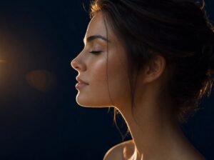 Rhinoplasty patient profile view - natural nose aesthetics result, Istanbul